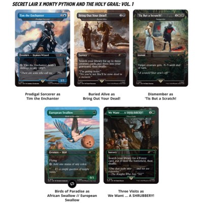 mtg-secret-lair-x-monty-python-and-the-holy-grail:-vol-1-foil