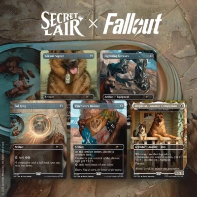 mtg-secret-lair-x-fallout:-greet-the-dog