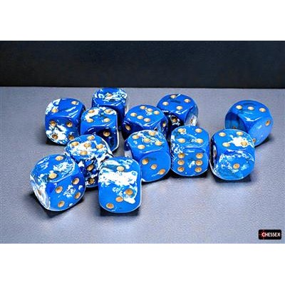 dados-brush-wavebreak/gold-16mm-d6-dice-block-(12-dice)