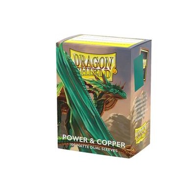 fundas-dragon-shield-sleeves---standard-size---matte-dual---power-&-copper