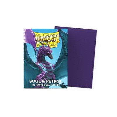 fundas-dragon-shield-sleeves---standard-size---matte-dual---soul-&-petrol
