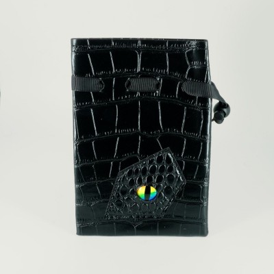 saquete/bolsa-de-dados-piel-de-dragon-ojo-verde